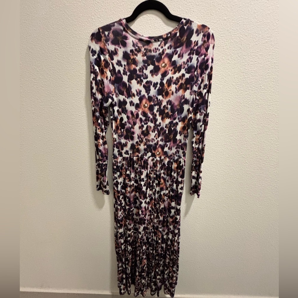Saint + Sofia Maxi, Long-Sleeve Dress, Size USA 4 - Picture 6 of 10